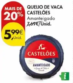 Pingo Doce Queijo de vaca castelões amanteigado promoção