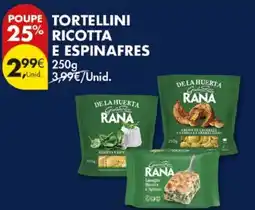 Pingo Doce Tortellini ricotta e espinafres promoção