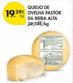 Pingo Doce Queijo de ovelha pastor da beira alta promoção