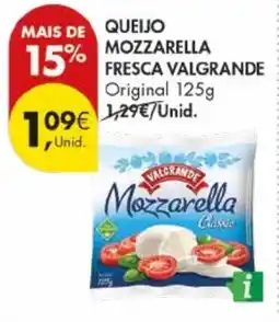 Pingo Doce Queijo mozzarella fresca valgrande original promoção