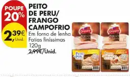 Pingo Doce Peito de peru/ frango campofrio promoção