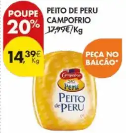 Pingo Doce Peito de peru campofrio promoção