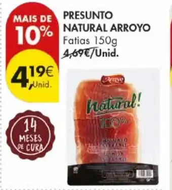 Pingo Doce Presunto natural arroyo promoção