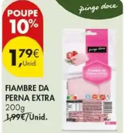 Pingo Doce Fiambre da perna extra promoção