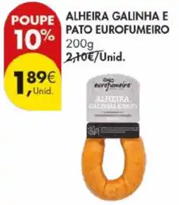 Pingo Doce Alheira galinha e pato eurofumeiro promoção