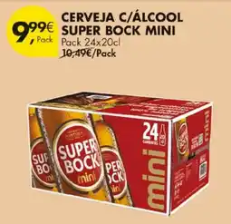 Pingo Doce Cerveja c/álcool super bock mini promoção