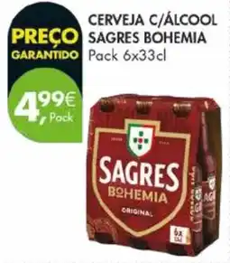 Pingo Doce Cerveja c/álcool sagres bohemia promoção