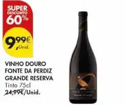Pingo Doce Vinho douro fonte da perdiz grande reserva tinto promoção