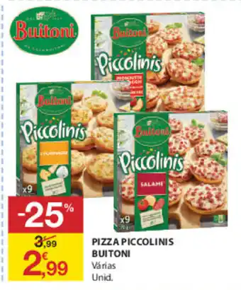 E.Leclerc Pizza Piccolinis Buitoni promoção