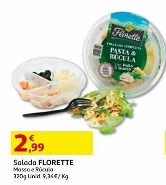 Auchan Salada florette:massa & rúcula 320 g promoção