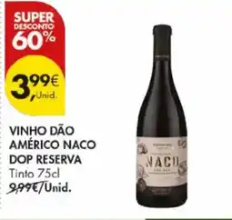 Pingo Doce Vinho dão américo naco dop reserva tinto promoção