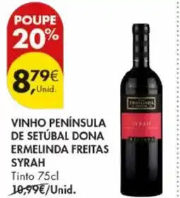 Pingo Doce Vinho península de setúbal dona ermelinda freitas syrah tinto promoção
