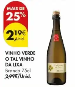 Pingo Doce Vinho verde o tal vinho da lixa branco promoção
