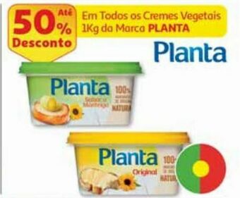 Creme vegetal planta