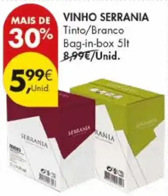 Pingo Doce Vinho serrania promoção