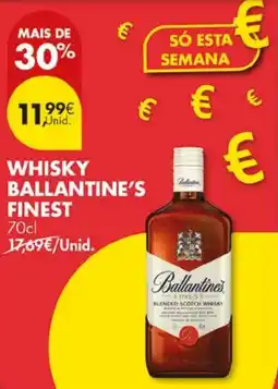Pingo Doce Whisky ballantine's finest promoção