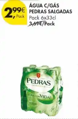 Pingo Doce Água c/gás pedras salgadas promoção