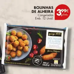 Pingo Doce Bolinhas de alheira promoção