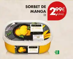 Pingo Doce Sorbet de manga promoção