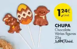 Pingo Doce Chupa chocolate várias figuras promoção