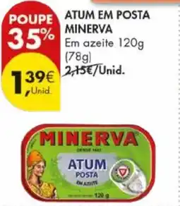 Pingo Doce Atum em posta minerva promoção