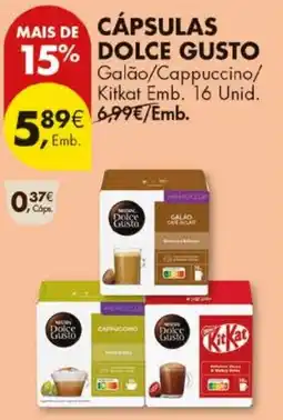 Pingo Doce Cápsulas dolce gusto promoção