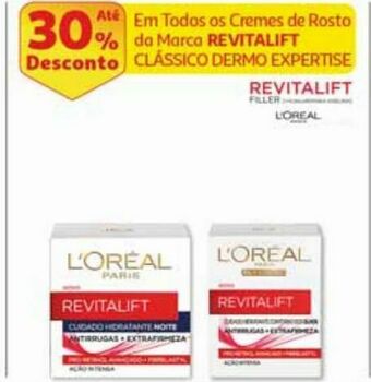 Auchan Creme rosto l'oreal paris promoção