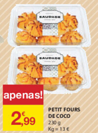 E.Leclerc Petit Fours de Coco 230g promoção