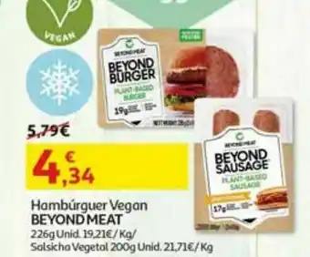 Auchan Hamburguer vegan beyond meat promoção