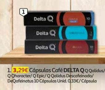 Cápsulas café delta q