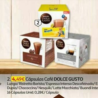 Auchan Cápsulas nescafé promoção