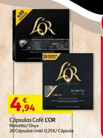 Auchan Cápsulas l'or promoção