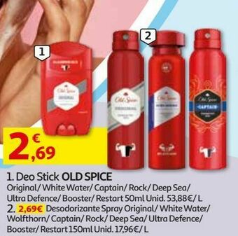 Auchan Deo stick old spice promoção