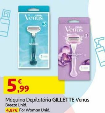 Auchan Máquina depilatória gillette promoção