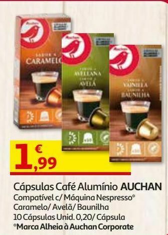 Cápsulas café auchan