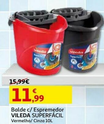 Auchan Balde c/ espremedor vileda promoção