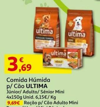 Ração cão ultima