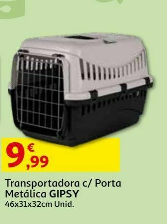 Auchan Transportador c/porta metalicagipsy 1 46x31x32cm promoção