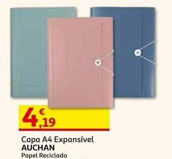Capa a4 expansível auchan