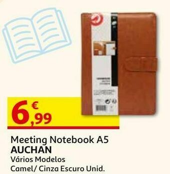 Auchan Meeting notebook a5 auchan promoção