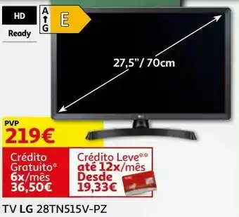 Auchan Tv lg 28tn515v-pz promoção