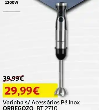 Varinha s/ acessórios orbegozo inox pé inox bt 2710