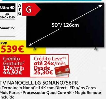 Tv nanocell lg 50nano756pr