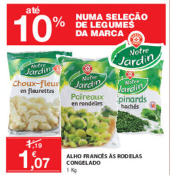 E.Leclerc Alho Francês Ás Rodelas Congelado 1kg promoção