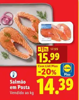 Lidl Salmão em Posta promoção