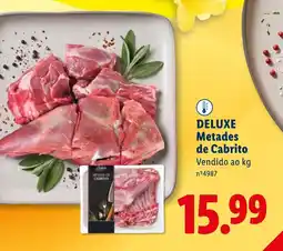 Lidl DELUXE Metades de Cabrito promoção