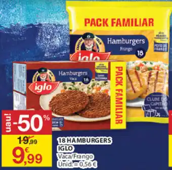 Iglo 18 Hamburgers