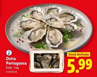 Lidl Ostra Portuguesa promoção