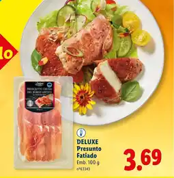 Lidl DELUXE Presunto Fatiado promoção