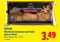 Lidl DELUXE Rissóis de Camarão com Trufa para o Forno promoção